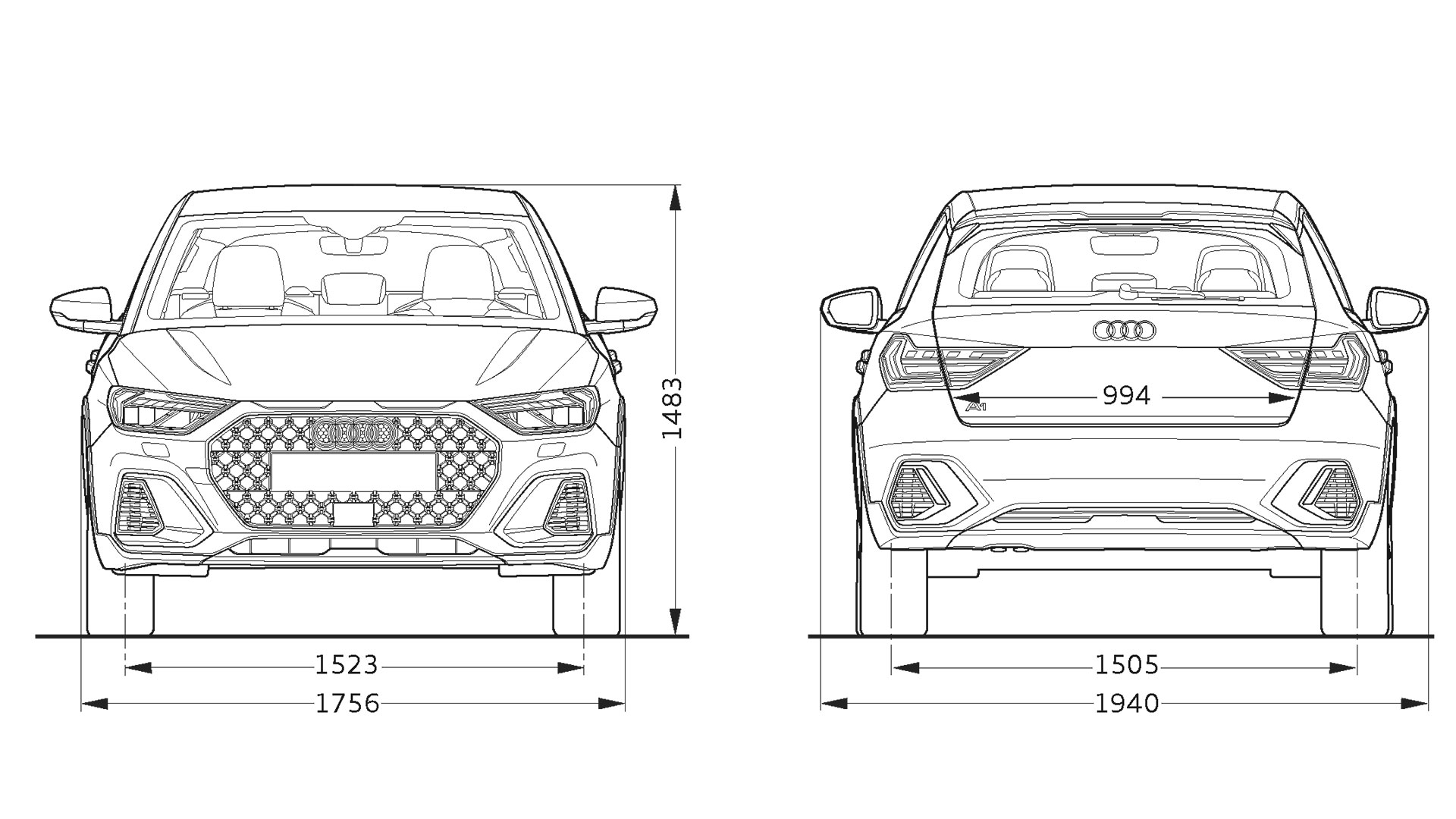 layerdimension > A1 citycarver > Gamma Audi A1 > Audi Italia