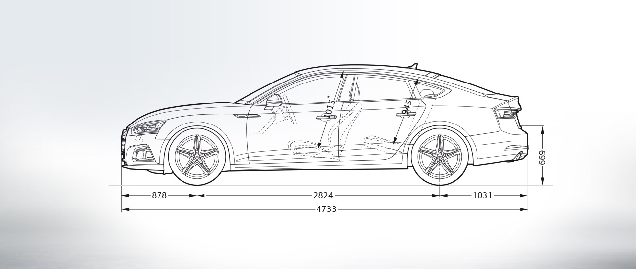 Размеры audi a5